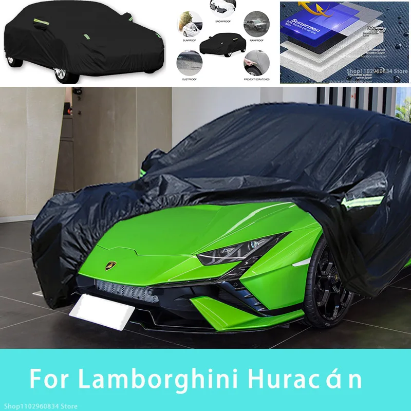 

For Lamborghini Huracán Outdoor Protection Full Car Covers Snow Cover Sunshade Waterproof Dustproof Exterior Car accessories