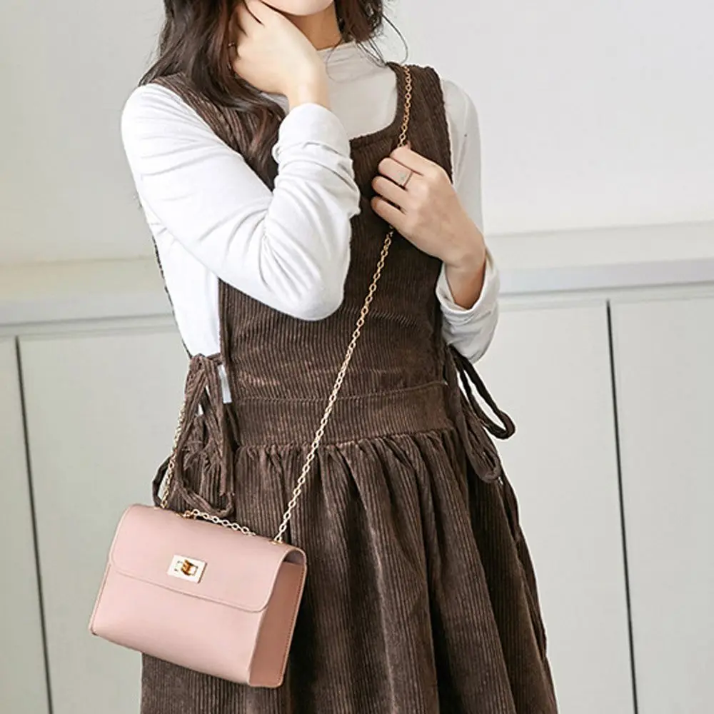 

Small Vintage Exquisite Fashion Shopping Traveling PU Leather Square Bag Women Handbag Korean Style Bag