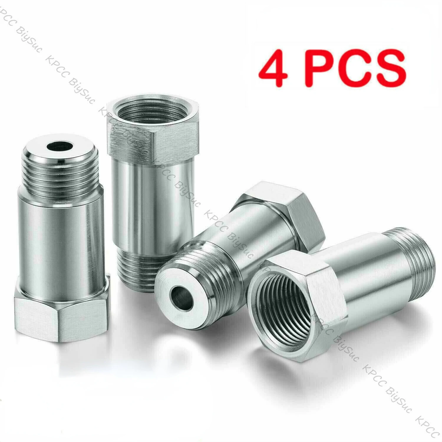 

4PCS O2 OXYGEN SENSOR EXTENDER SPACER EXTENSION M18X1.5 HHO BUNG US SHIP