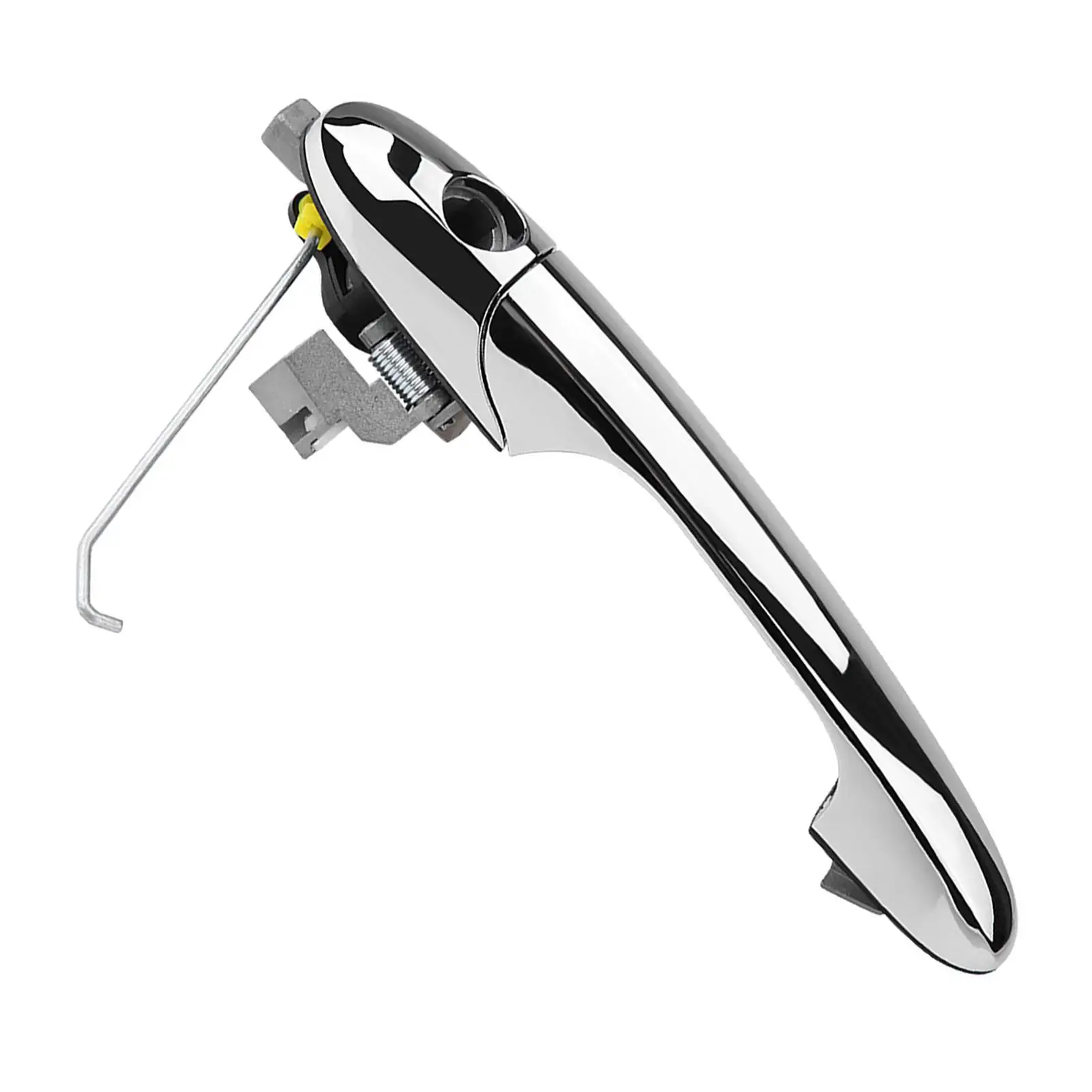 Ручка внешней двери автомобиля Хромированная ручка с левым рулем 68069943 AC для Fiat 500