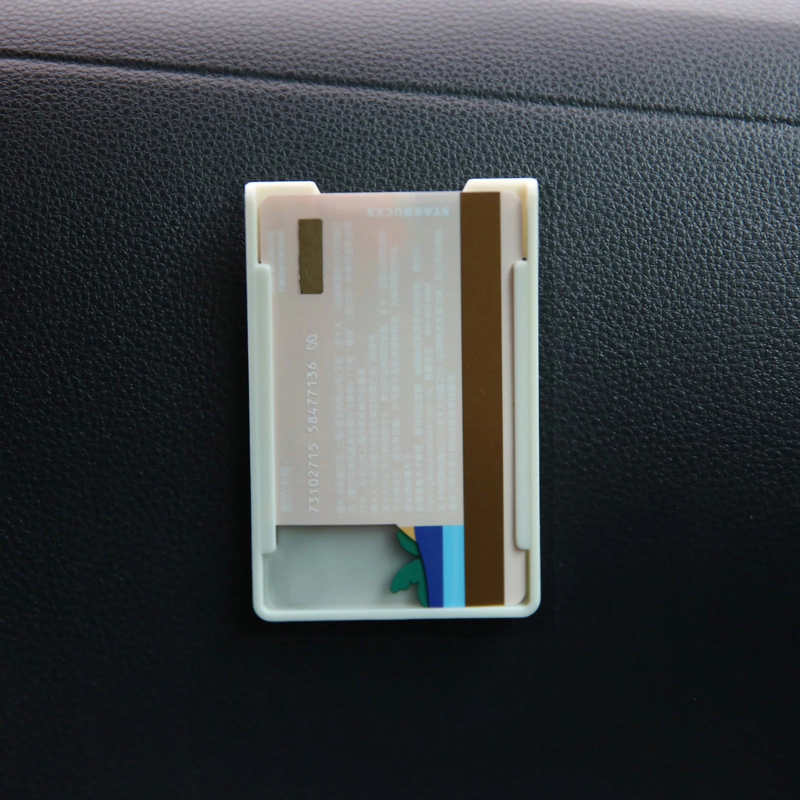 

Brand New Card Holder For Windshield Glass Tag Durable ID IC Card Holder Card Sleeve Car Organization