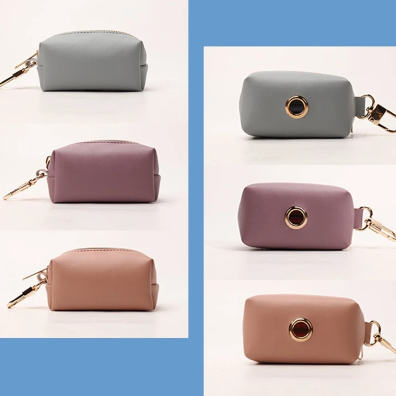 

Наружный портативный сумка-дозатор для уборки собак, полиуретановая сумка для питомцев, сумка-держатель для уборки за уборкой