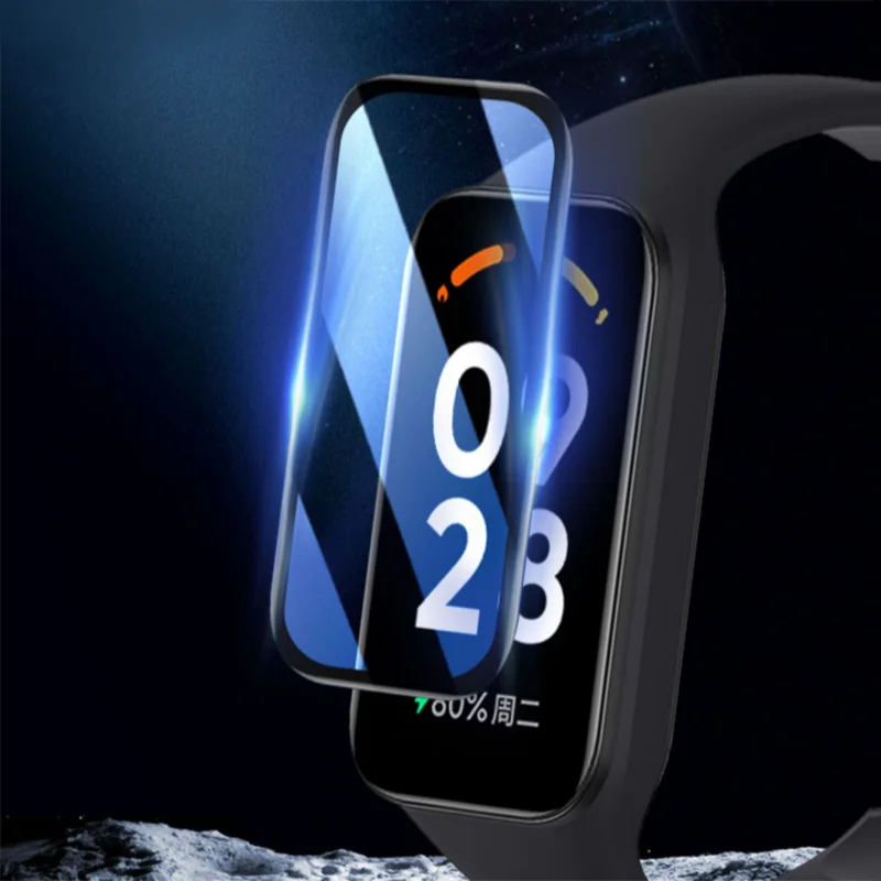 Фото 3D Защитная пленка с закругленными краями для Honor Band 9 Smartband, защитная пленка для экрана Band9 аксессуары для смарт-браслета №4