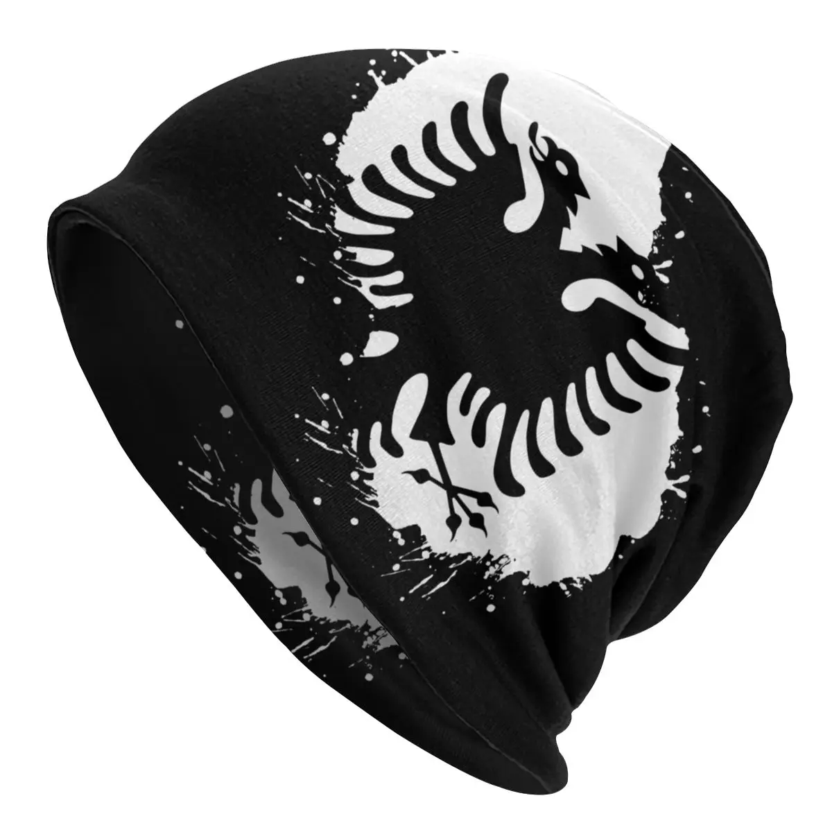 

Шапка-бини унисекс в стиле хип-хоп для мужчин и женщин, теплый вязаный головной убор для взрослых, с гербом Албании, с албанским флагом, Зимня...