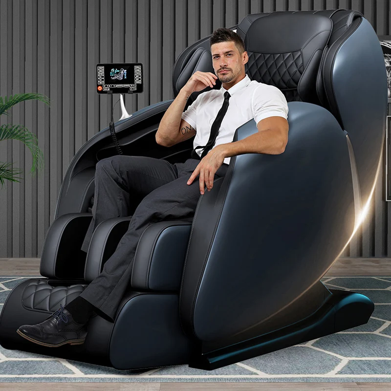 

Luxury Smart Full-Body Zero-Gravity Shiatsu Massage Chair Airbag surround Bluetooth audio Massager Sofa Herbal Compression Chair