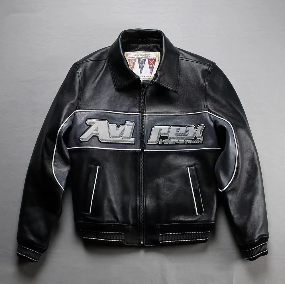 

2022 Men's French Sheepskin Jacket Thickened Genuine Leather Warm United States Air Force Coats