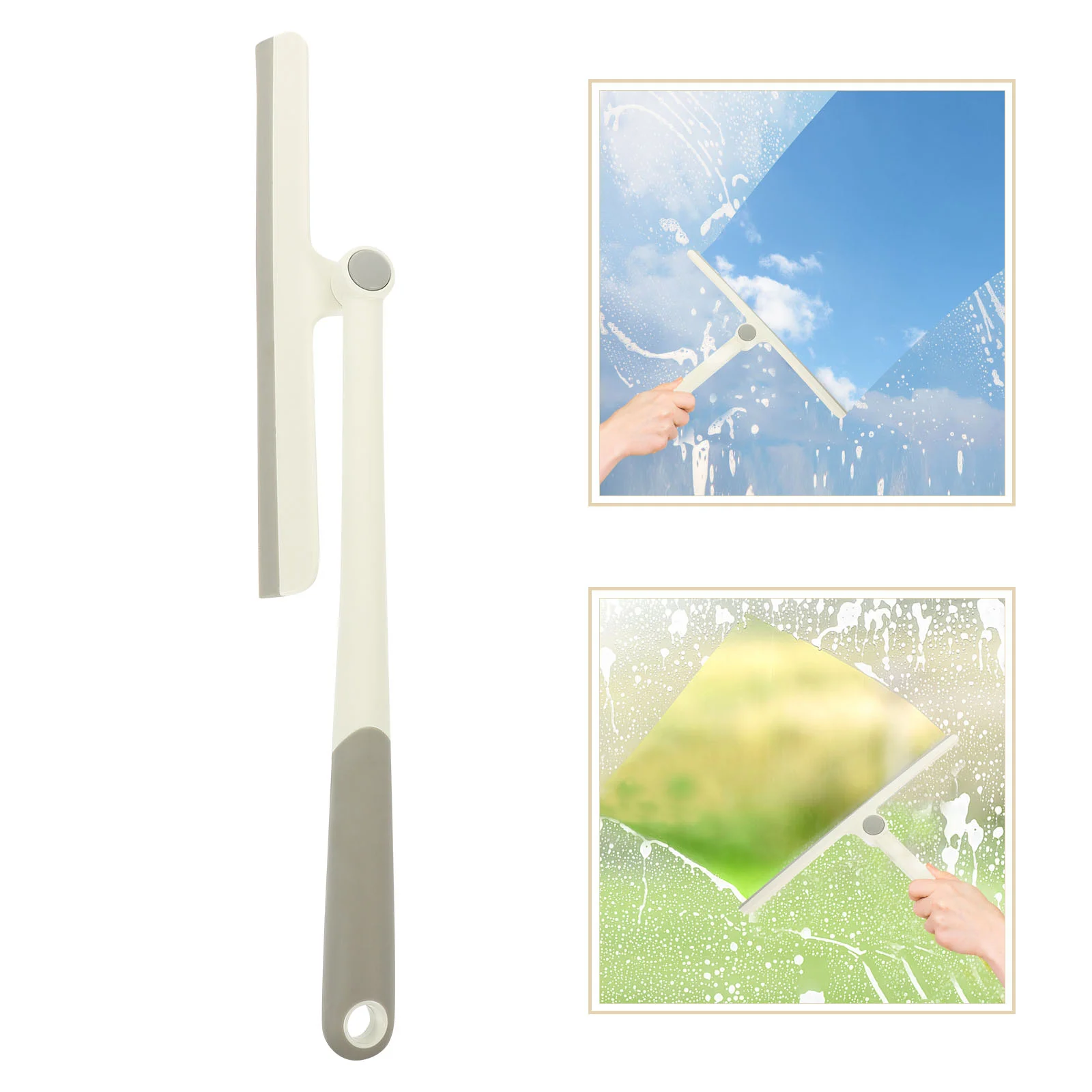 

T-shaped Glass Scraper Cleaning Tool Windscreen Wiper Mini Silicone Spatula Water Mirrors Window Cleaner Home Squeegee