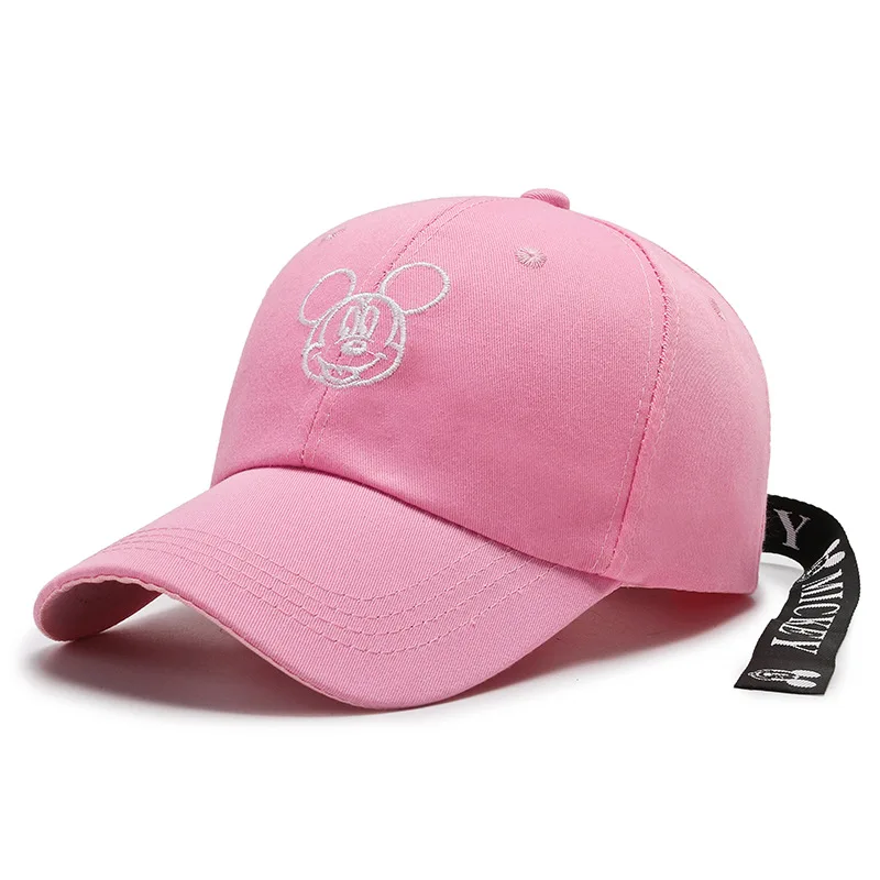 Модная бейсболка с мультяшными героями Диснея Микки Маус Кепка вышивкой аниме