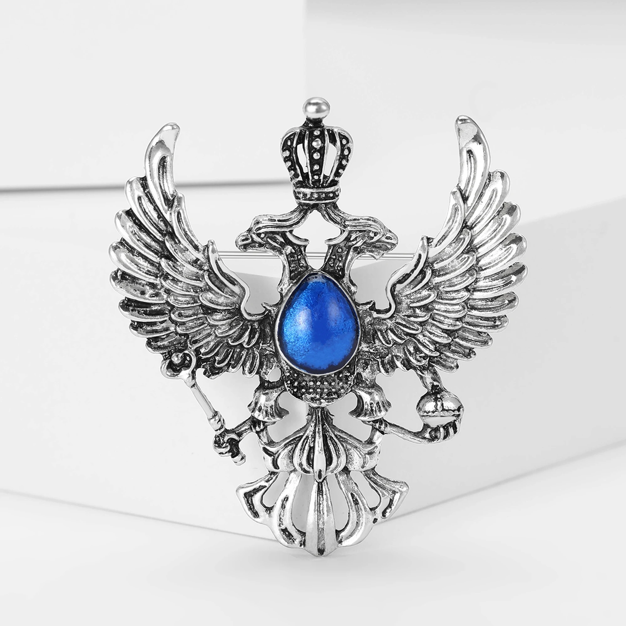 Броши с двуглавым орлом из цинкового сплава