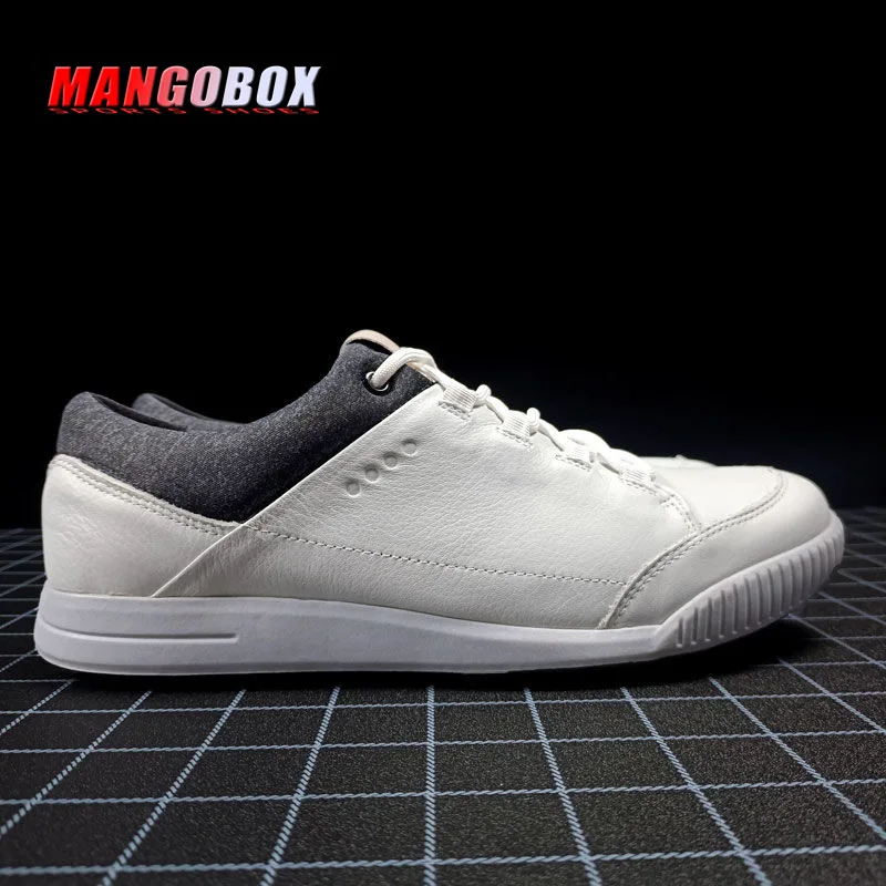 

Мужские кроссовки из натуральной кожи, спортивная обувь для гольфа, прогулочная обувь, резиновая подошва, тренировка, черные, белые, весна