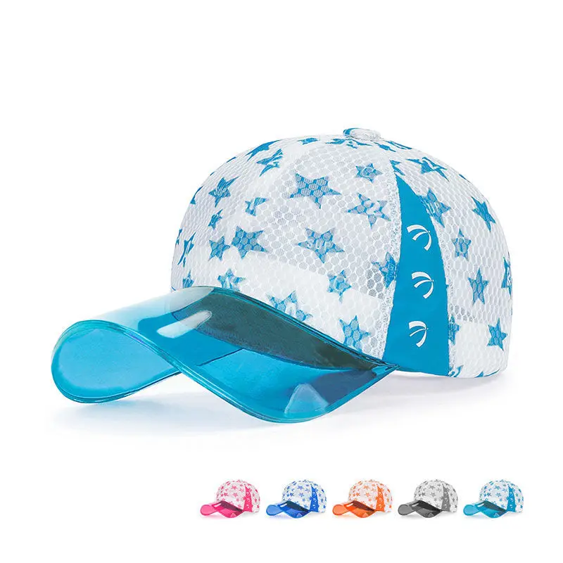 

골프모자 Sun protection UV cute star print outdoor sports shade baseball cap