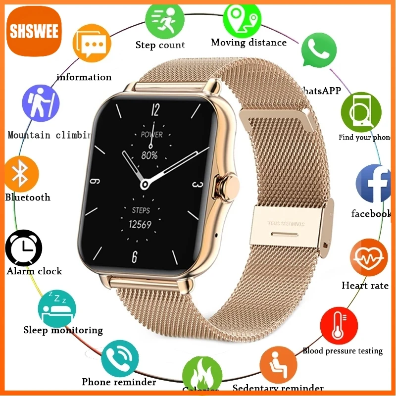 

Смарт-часы с Bluetooth, фитнес-трекером и сенсорным экраном