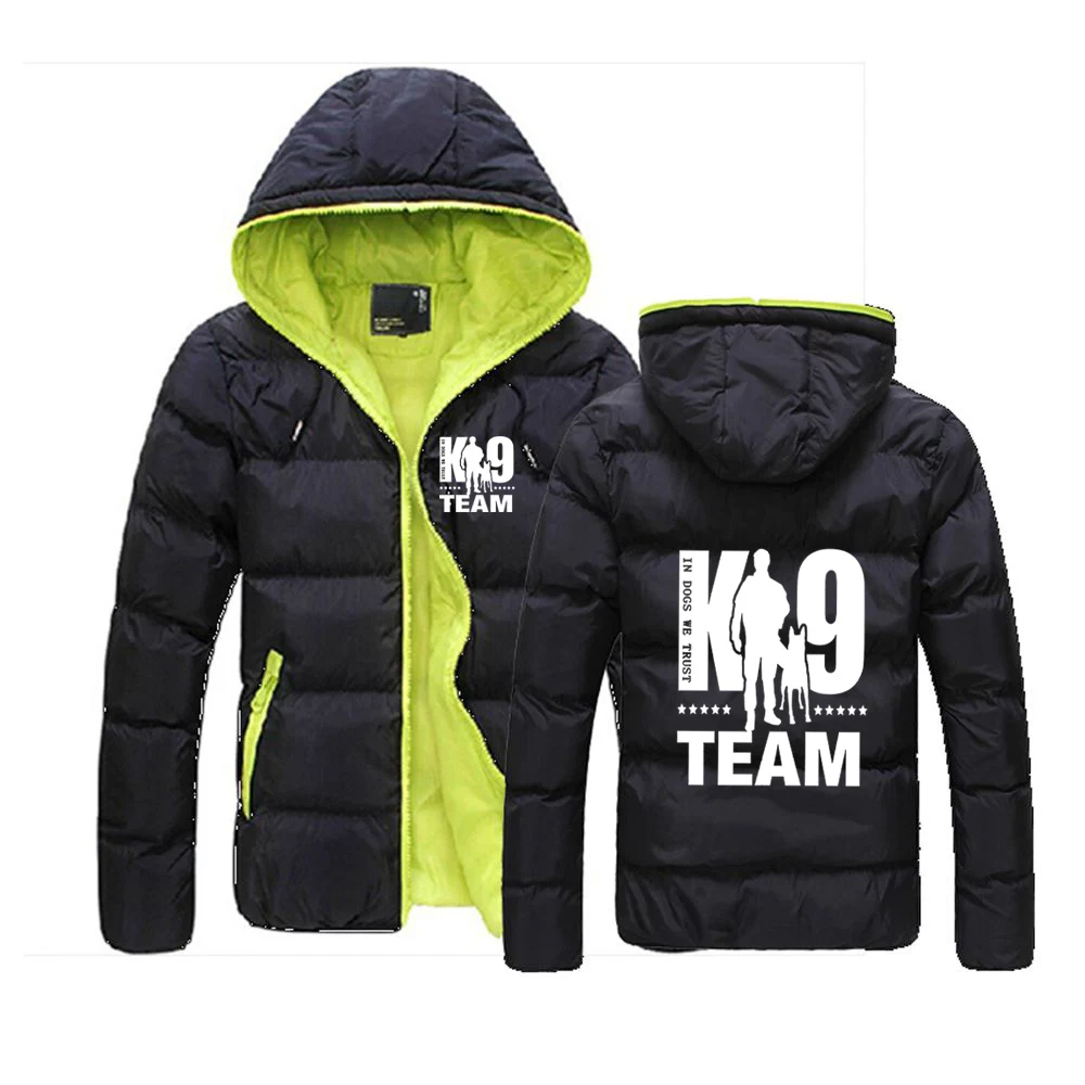 2024 осенне-зимний мужской тренировочный кардиган K9 Team Unit malнапоминаний с