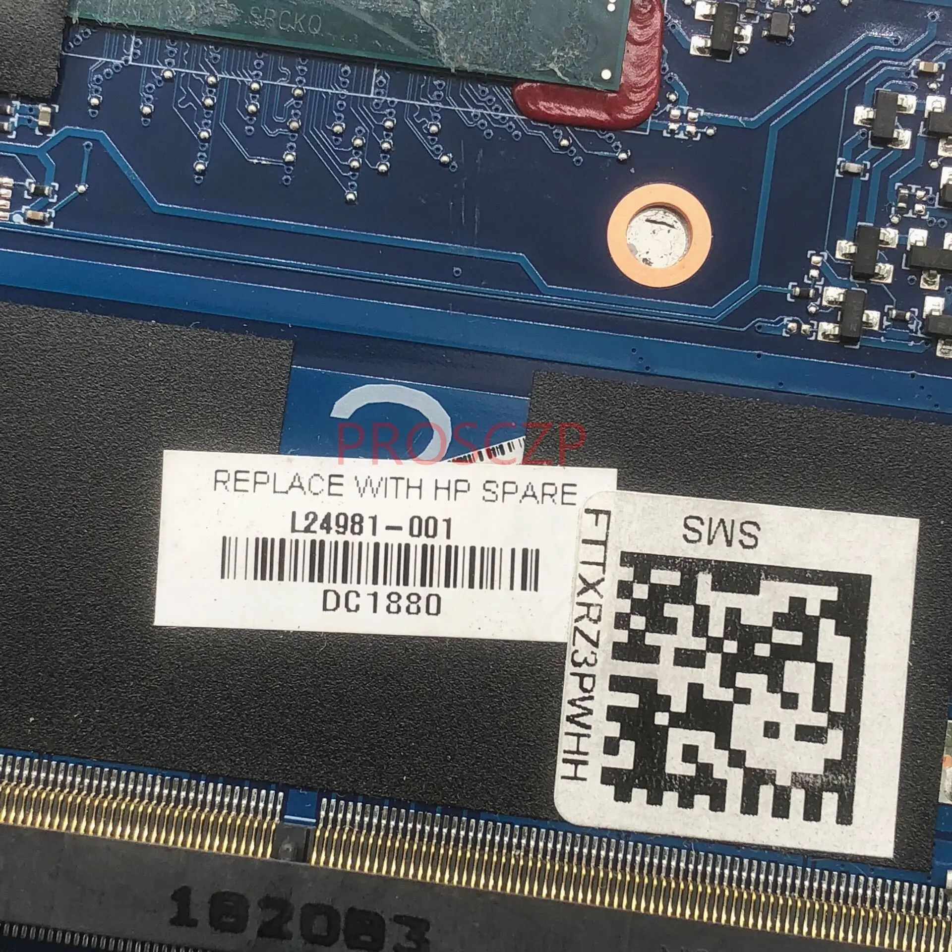 Фото L24981-001 L24981-501 L24981-601 Материнская плата для ноутбука HP ZBOOK 15 G6 Материнская плата DA0XW2MBAG0 W/E-2186M CPU P2000 100% протестировано, ОК №4