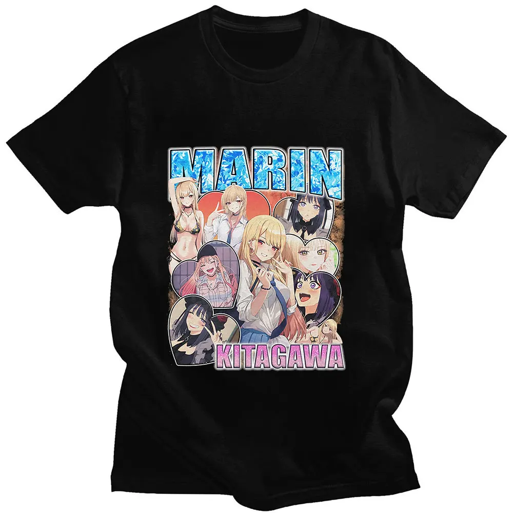 

Anime My Dress-Up Darling Marin Kitagawa 2022 New Products Harajuku Manga Print T-Shirts Summer Thin Fashion Loose Woman T Shirt