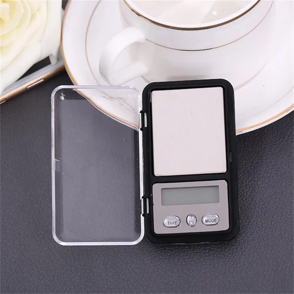 

Ювелирные весы с крышкой, 6 шт., высокоточные карманные весы из нержавеющей стали с функцией автоматического отключения и функцией тарирова...