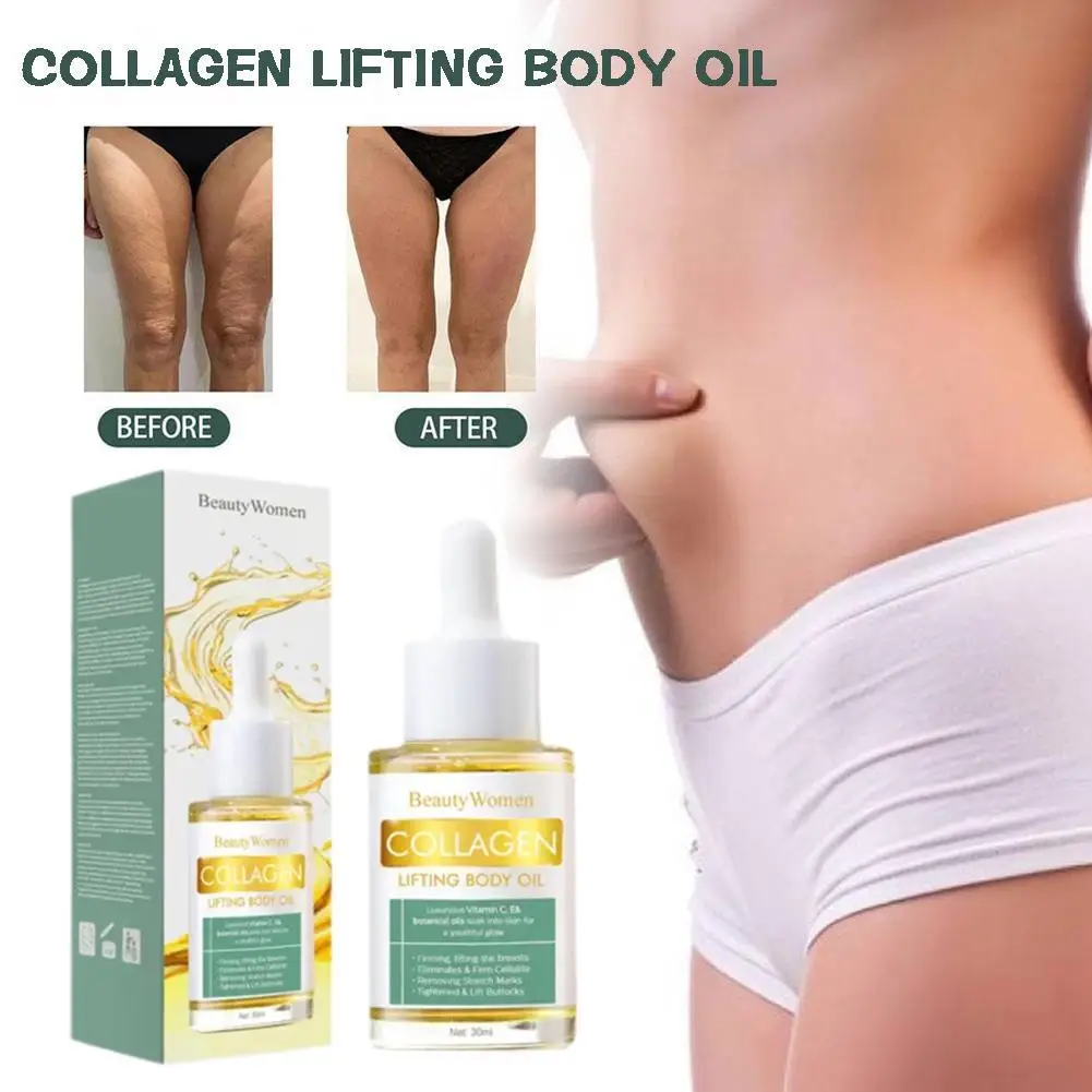 

Moisturizing Long Lasting Collagen Lifting Body Oil Skin Care Body Massage Oil Relaxing Hydrating Firming Skin Body