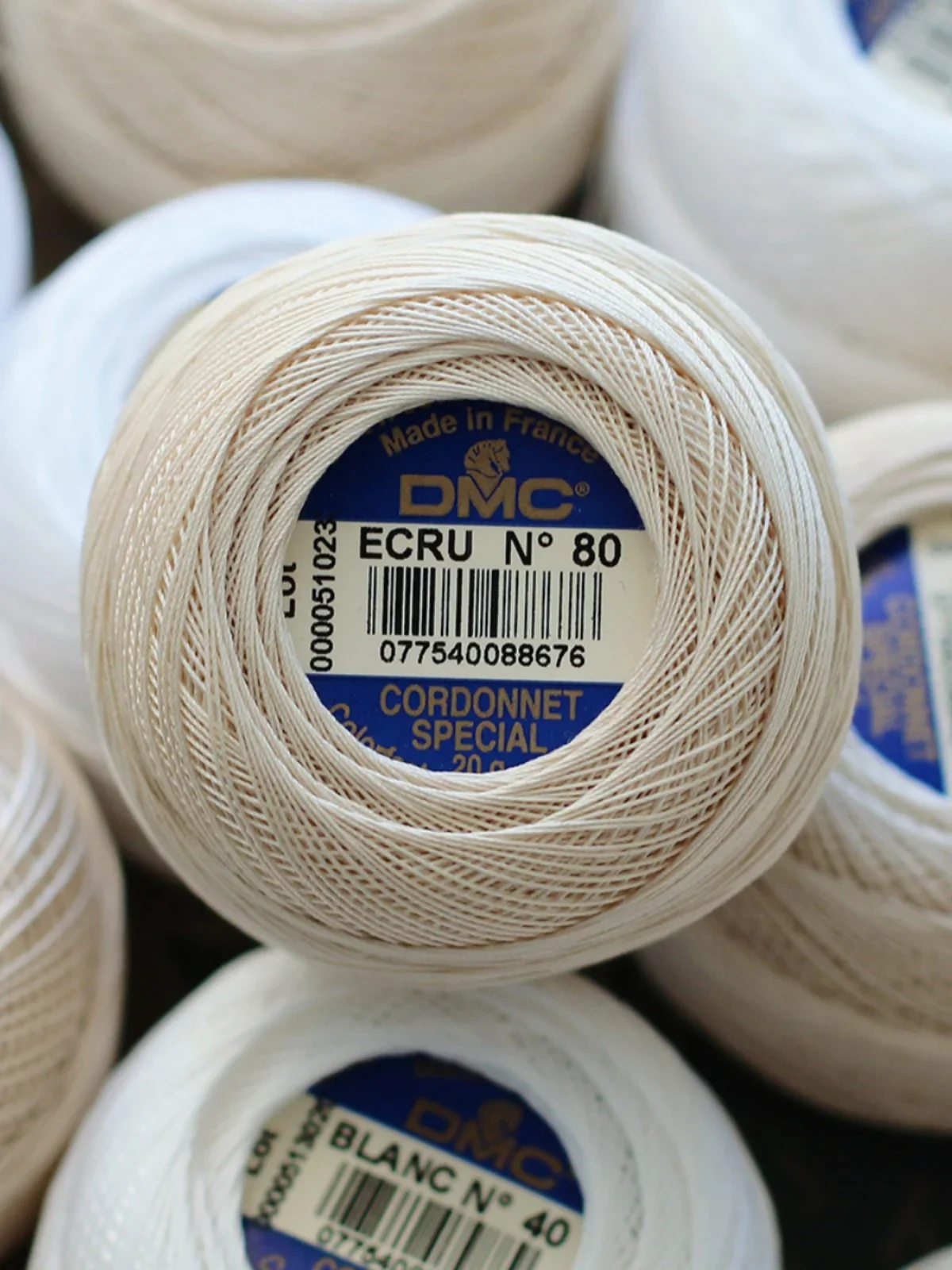 Французская кружевная нить DMC вязанная крючком и изящная бижутерия № 80 # с