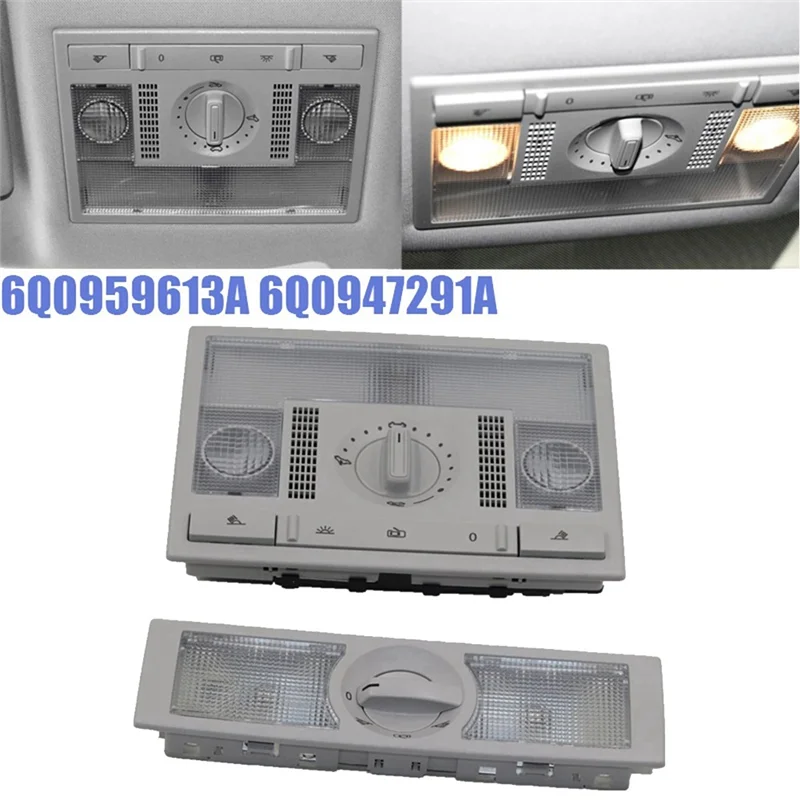 6Q 0959613 A 0947291 Передняя и задняя купольная лампа для чтения автомобиля сиденья ЕС 9N
