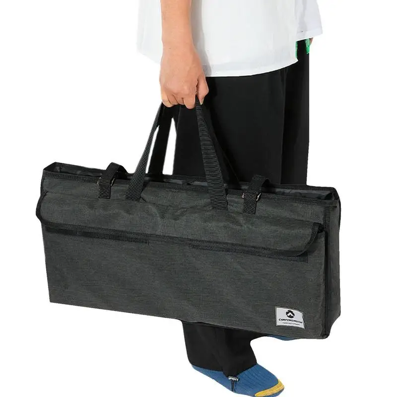 

Складная сумка для хранения в виде листьев, вместительный Органайзер с ручкой, портативный дизайн, идеально подходит для кемпинга и пляжа