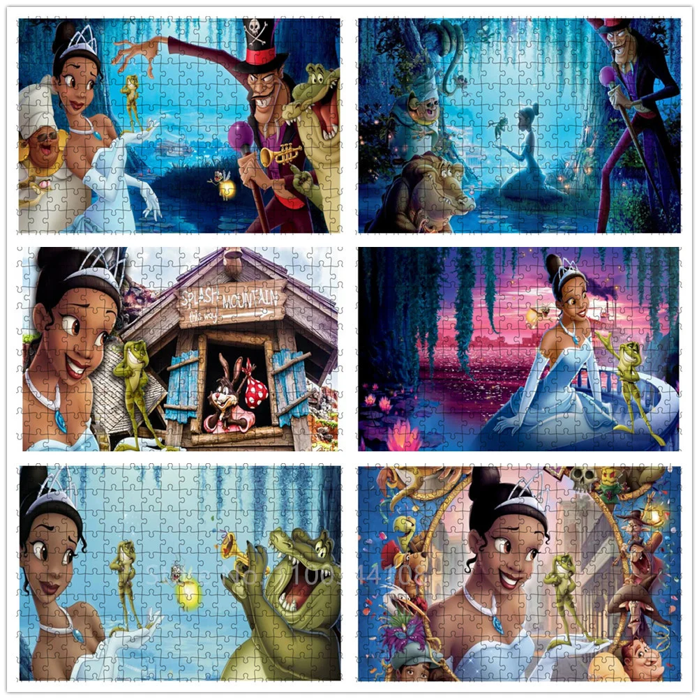 

Пазлы диснеевские «Принцесса и лягушка», 1000 шт.