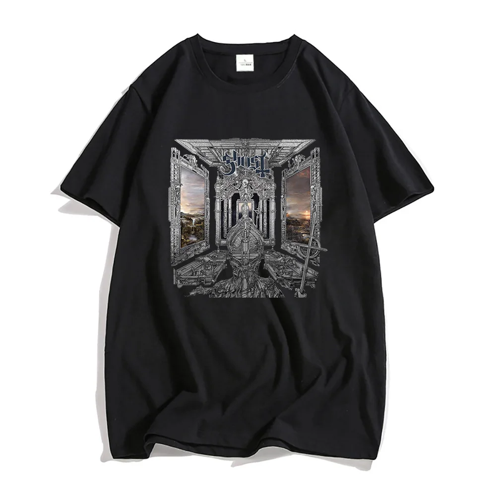 Футболка с графическим рисунком Mental Ghost Band новинка 2025 года альбом Skeletá