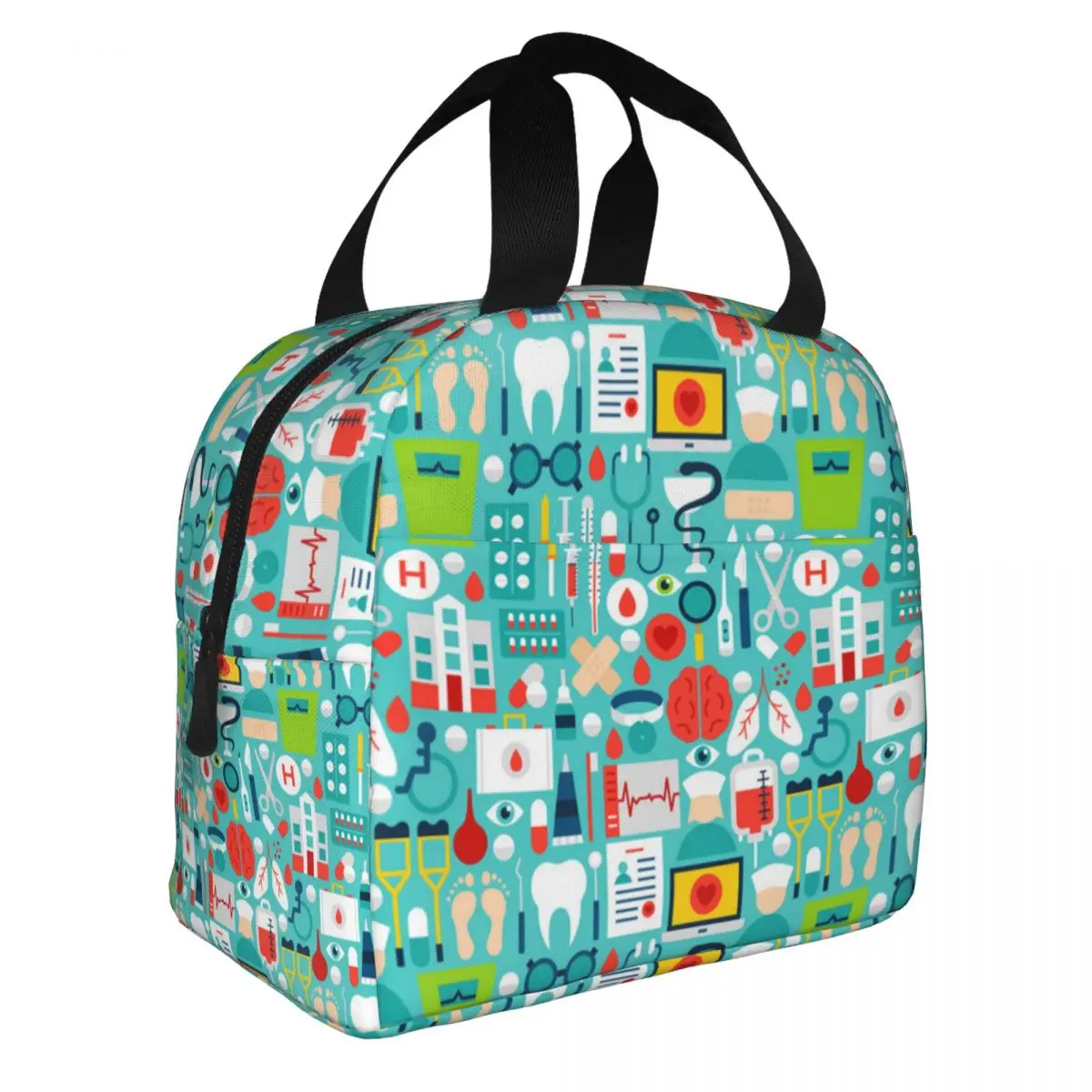 

Мультяшная Сумка-тоут для еды, женская сумка-холодильник для еды