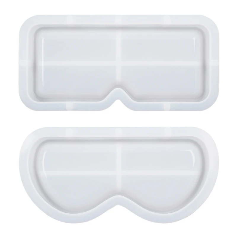 

2Pcs Sunglasses Display Tray Resin Molds Mirror Sunglasses Storage Box Epoxy Moulds for Making DIY Crafts Jewelry