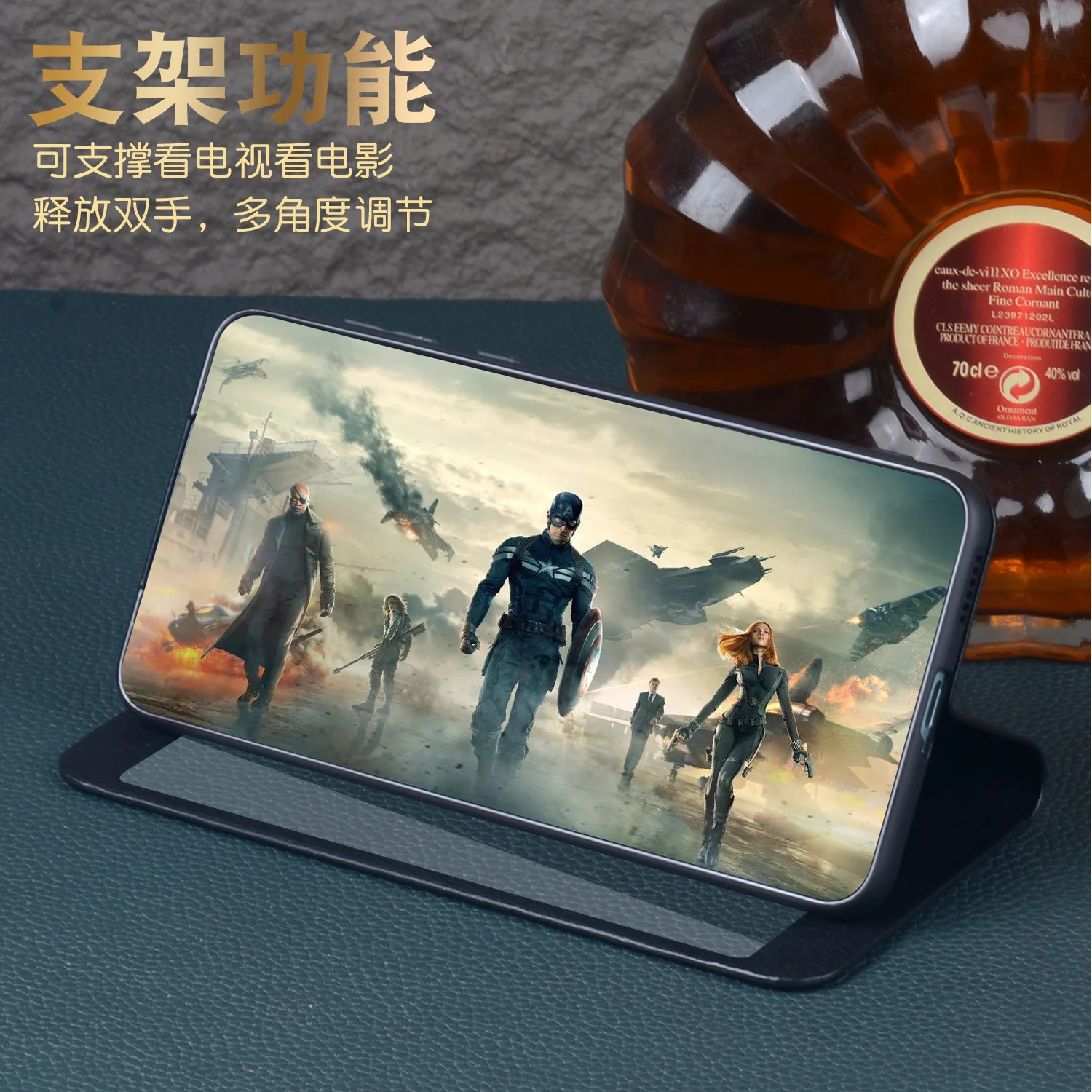 Кошелек Wobiloo из натуральной кожи деловой чехол с окошком для телефона Huawei Pura70 Pro