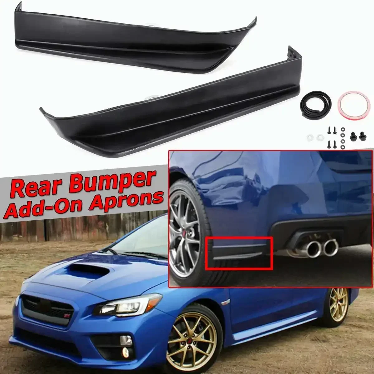 2 шт. автомобильные передние бамперы для Subaru Impreza WRX STI 2015-2019