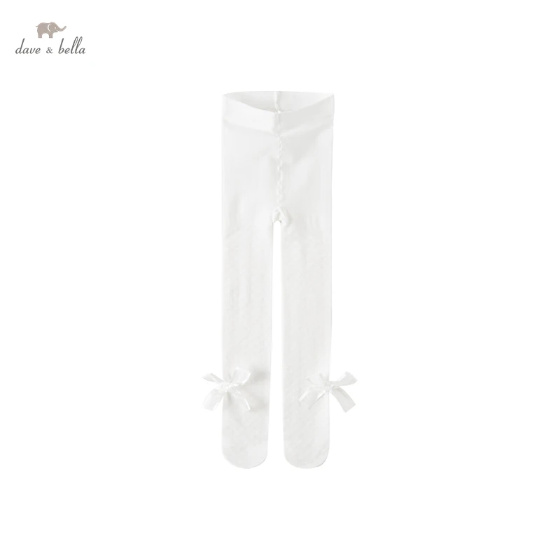 

Dave Bella Girl's Pantyhose Stockings Thin Paragraph Summer Children's Baby Stretch White Bottoming Pants DB2235996