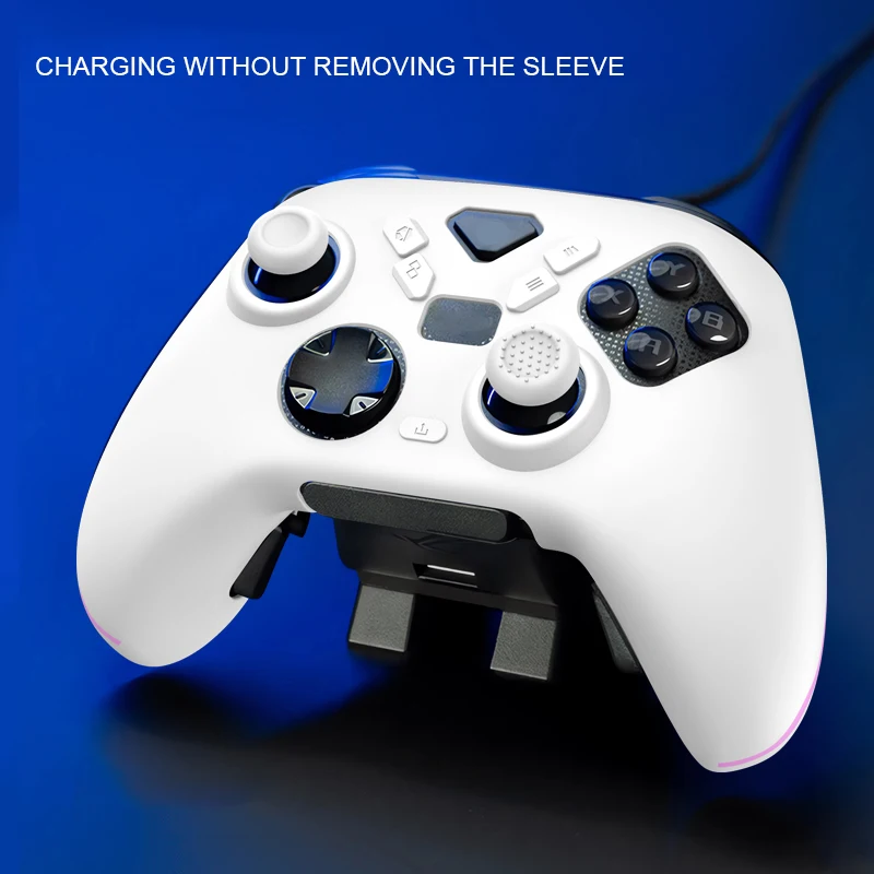 Фото Защитный чехол для контроллера ROG Raikiri II Xbox, 1,3 мм, ударопрочный, с возможностью зарядки без снятия, пылезащитный + 4 шт. колпачков для джойстиков №5