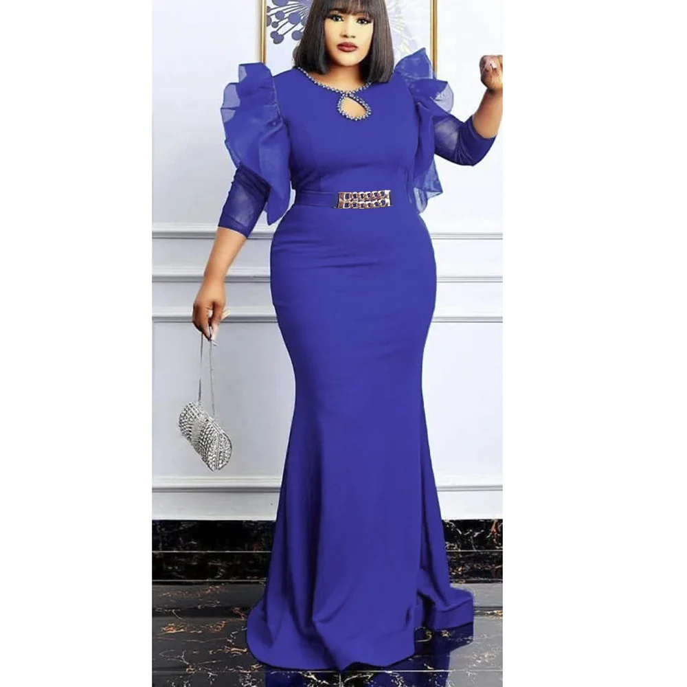

2022 New Celebrity Evening Dress elegant Mesh Patchwork Dress party dresses