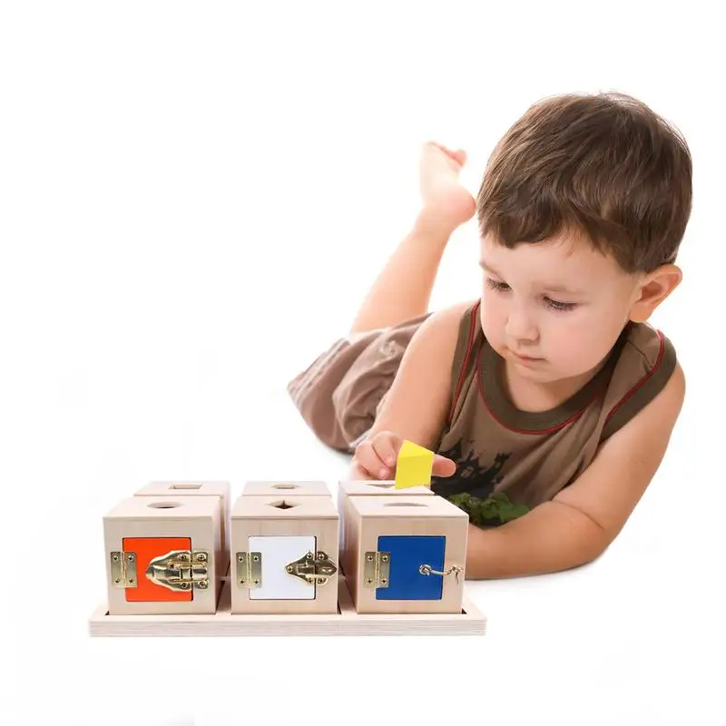 

Montessori Coin Box For Baby Learning Object Permanence Box Educational Color Matching Shape Sorting Toys For Kids Toddlers