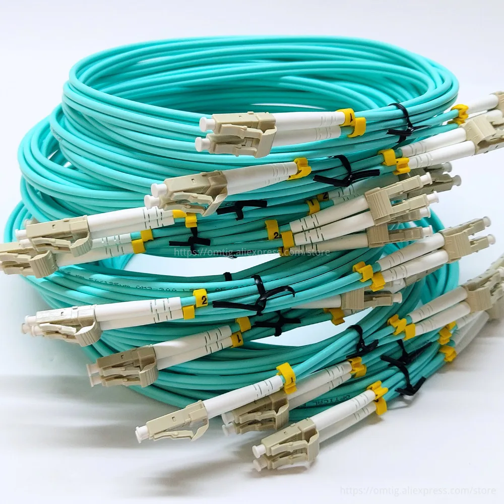10 шт./партия оптоволоконные соединительные шнуры длина 50/125 мкм