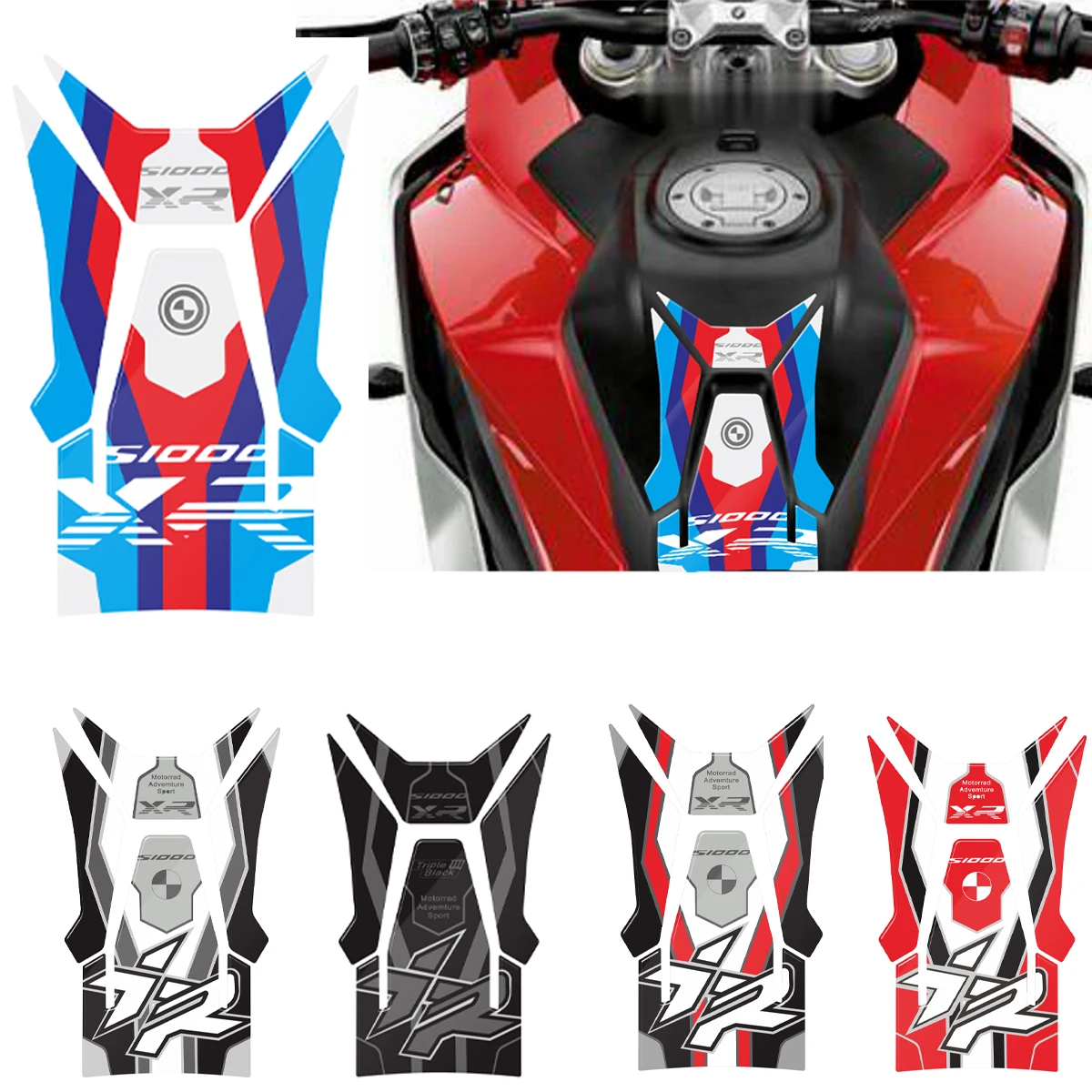 

For BMW Motorrad S 1000 XR S1000 XR S 1000XR 3D Resin Motorcycle Tank Pad Sticker s1000xr 2020 2021 2022