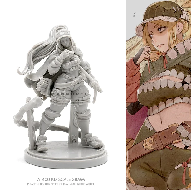 

Resin Figure Unpainted Model Kit 38mm Beauty Soldier Series Resin Soldier 400
