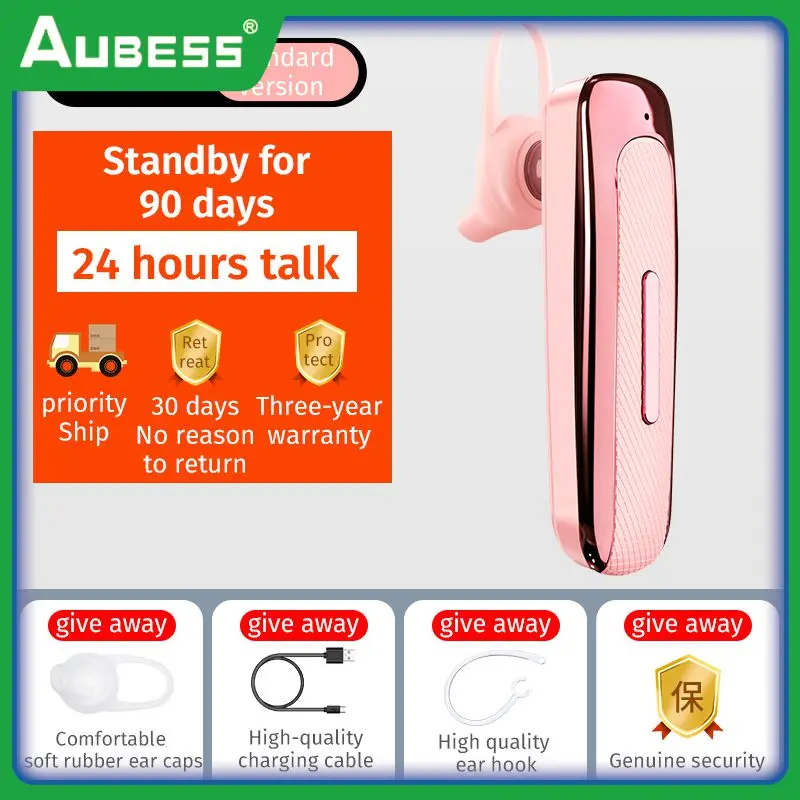 

E1 Wireless Earphone Stereo Ipx5 Waterproof Headphone Handsfree For Driving Traveling Working Ear Hook Tws Earbuds