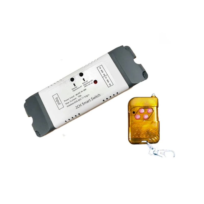 

Smart Wifi Relay Switch 2 Channel Relay Smart Home Wifi Module DC 5V 12V 24V 32V 110V 220V Wireless Switch Timer