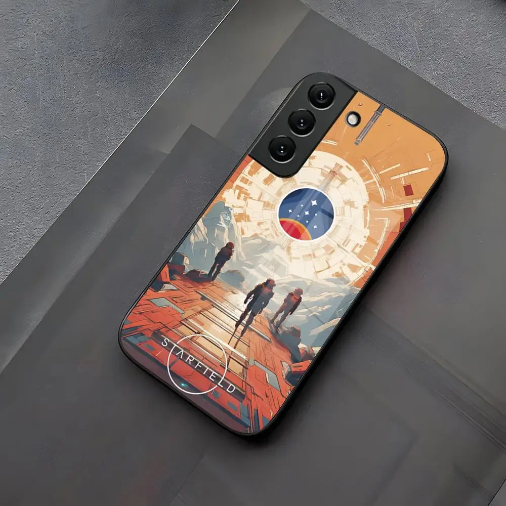 Чехол для телефона Game S-StarfieldES Glass Samsung Galaxy S23 S24 S21 S22 S20 Ultra Fe Plus A34 A54 A24 A52 A53 M54 Cover