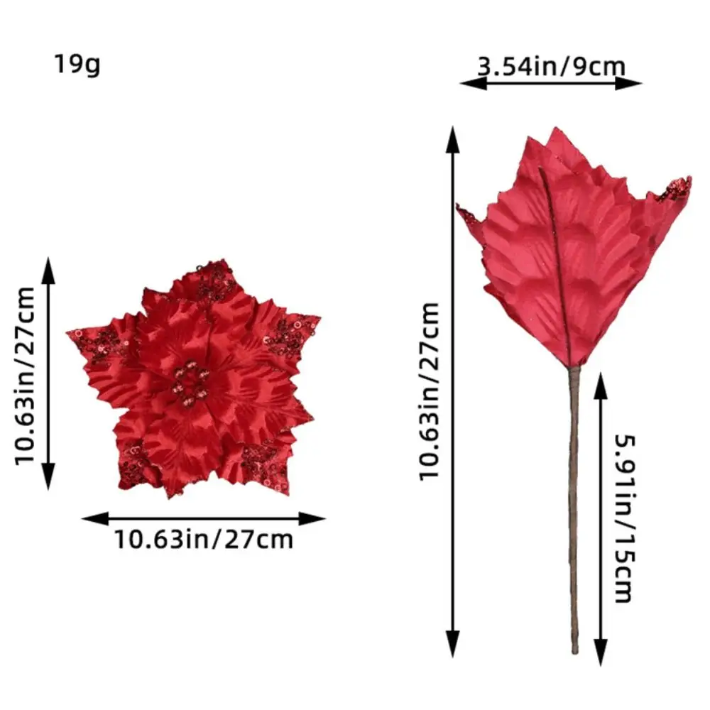 Новый 27 см цветок Юлан DIY ткань художественный блестящий искусственные цветы с