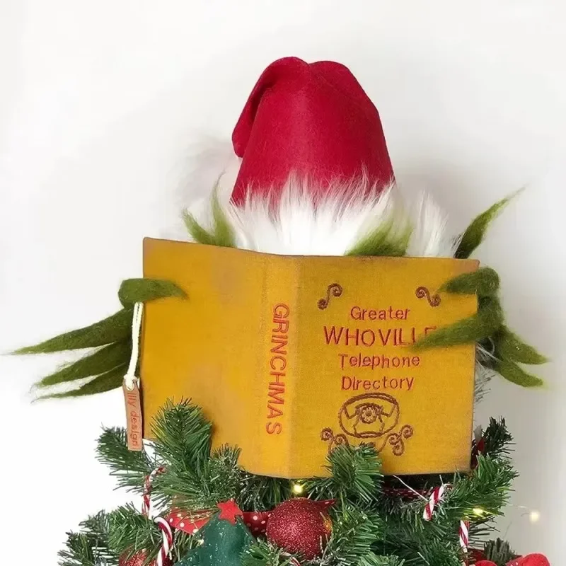 Рождественская лесная кукольная шляпа забавная рождественская елка Grinch