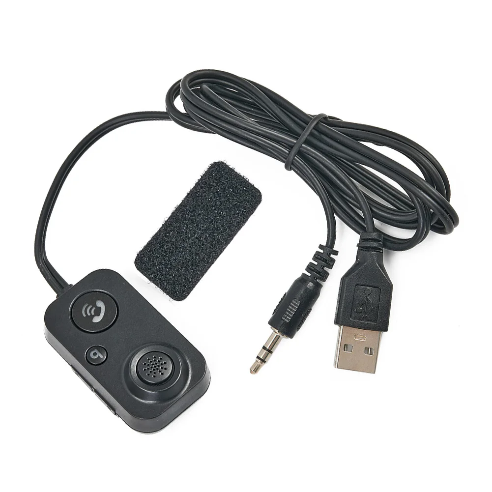 

Автомобильный беспроводной Bluetooth-приемник 5,0, автомобильный комплект громкой связи, AUX аудио адаптер 3,5 мм, MP3 музыкальный плеер, FM-радио, динамик