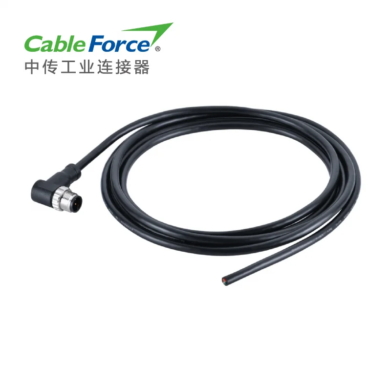 Кабель M12 A-Code 17-контактный, гнездовой, 360 градусов, в оплетке, 17x26AWG PUR, для буксируемых кабельных цепей, 5 млн. циклов протяжения, 3 м (art.: 3920dbdfcba53) - 3920dbdfcba53