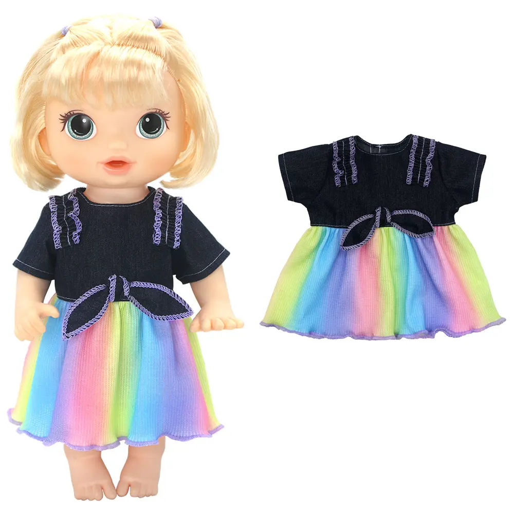 2022  Doll clothes dress  for 12 Inch 30CM  baby alive Toys Crawling Doll accessories. images - 6