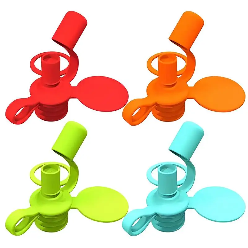 Water Bottle Spout Child Adapter Twist Cover Lid Safe Drinks Baby Bottle Caps Silicone Cup Tools Accessories