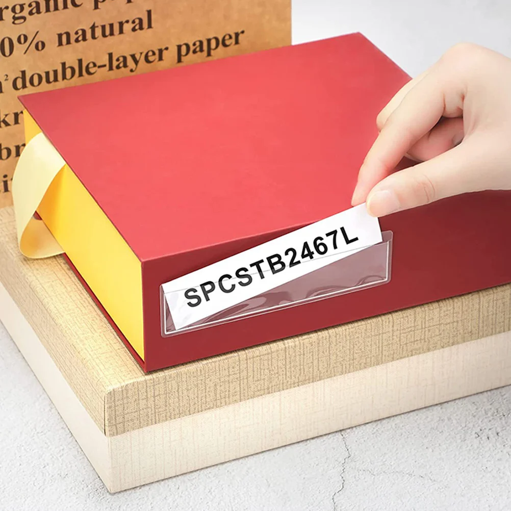 4 листа водонепроницаемые самоклеящиеся прозрачные этикетки полка для хранения