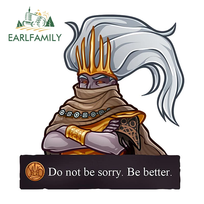 EARLFAMILY 13 см x 12 2 автомобильная наклейка без названия король не извините забавная