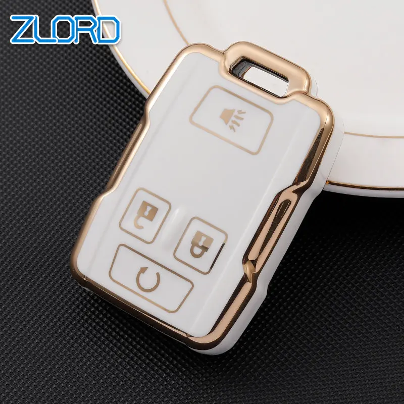 

TPU Car Smart Key Case Cover Shell Fob For Chevrolet Chevy For GMC Sierra 3500HD Canyon Colorado LT Silverado Keyless Protector