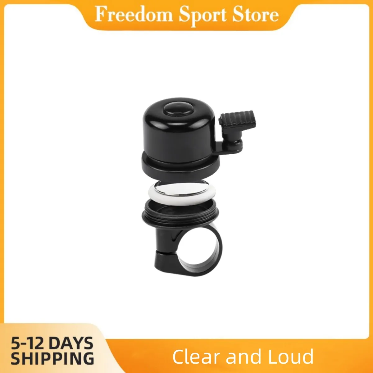 

Bicycle Mini Bell Cycling MTB Mountain Road Bike Positioning Aluminum Alloy Anti-theft Thumb Bell Bike Accessories And Parts